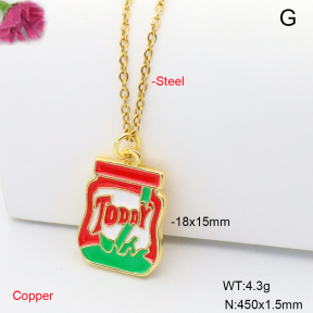 F6N301881vail-L002  Fashion Copper Necklace