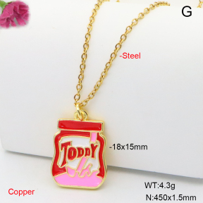 F6N301883vail-L002  Fashion Copper Necklace
