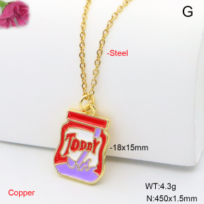 F6N301884vail-L002  Fashion Copper Necklace