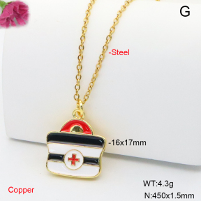 F6N301885vail-L002  Fashion Copper Necklace