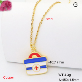 F6N301887vail-L002  Fashion Copper Necklace