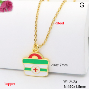 F6N301890vail-L002  Fashion Copper Necklace