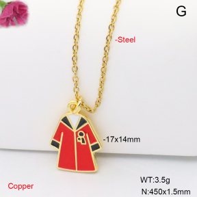 F6N301900vaia-L002  Fashion Copper Necklace
