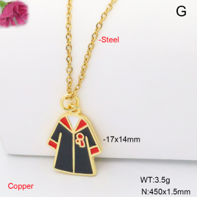 F6N301901vaia-L002  Fashion Copper Necklace