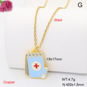 F6N301903vail-L002  Fashion Copper Necklace