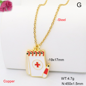 F6N301904vail-L002  Fashion Copper Necklace