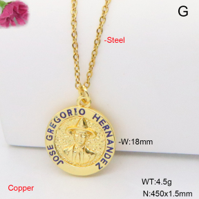F6N301906vail-L002  Fashion Copper Necklace