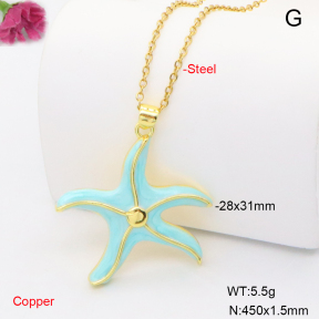 F6N301911vail-L002  Fashion Copper Necklace