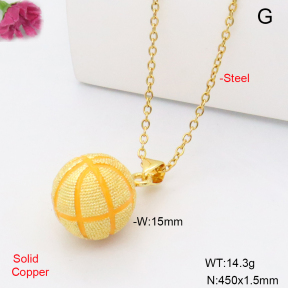 F6N301913avja-L002  Fashion Copper Necklace