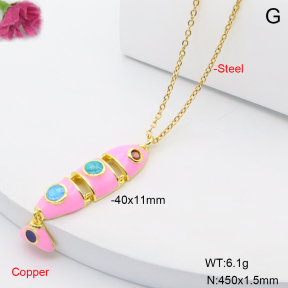 F6N301917avja-L002  Fashion Copper Necklace