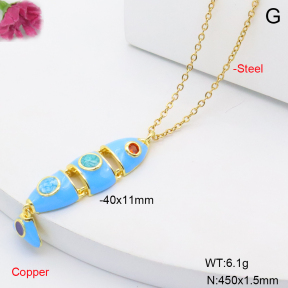 F6N301918avja-L002  Fashion Copper Necklace