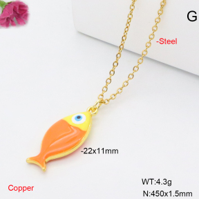 F6N301928aahl-L002  Fashion Copper Necklace
