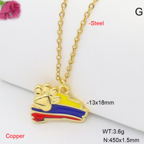 F6N301932vaia-L002  Fashion Copper Necklace
