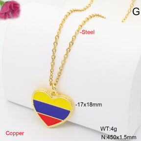 F6N301933vaia-L002  Fashion Copper Necklace