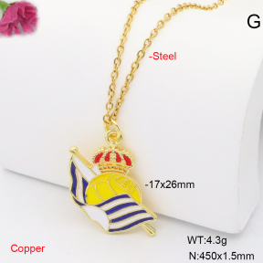 F6N301934vail-L002  Fashion Copper Necklace