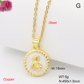 F6N301938vaia-L002  Fashion Copper Necklace