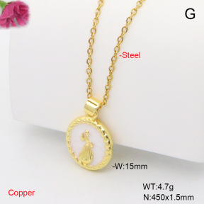 F6N301939vaia-L002  Fashion Copper Necklace
