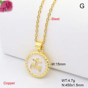 F6N301942vaia-L002  Fashion Copper Necklace