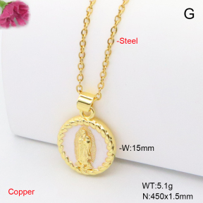 F6N301943vaia-L002  Fashion Copper Necklace