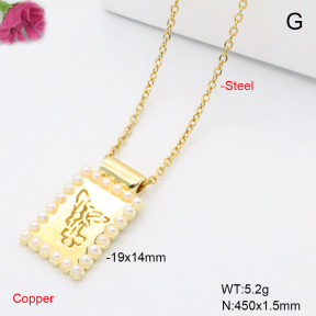 F6N301945vail-L002  Fashion Copper Necklace