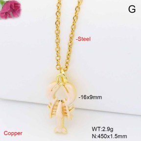 F6N301947vaia-L017  Fashion Copper Necklace