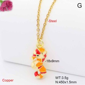 F6N301953vail-L017  Fashion Copper Necklace