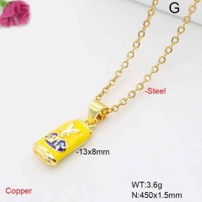 F6N301958vail-L017  Fashion Copper Necklace