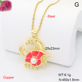 F6N409417vail-L002  Fashion Copper Necklace