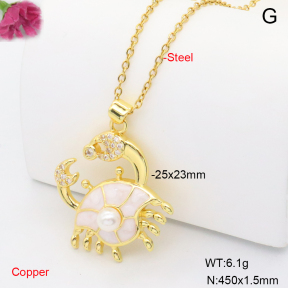 F6N409418vail-L002  Fashion Copper Necklace