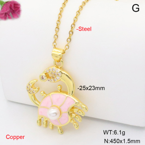 F6N409419vail-L002  Fashion Copper Necklace