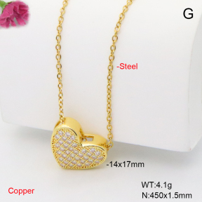 F6N409422vail-L002  Fashion Copper Necklace