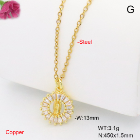 F6N409424aaio-L002  Fashion Copper Necklace