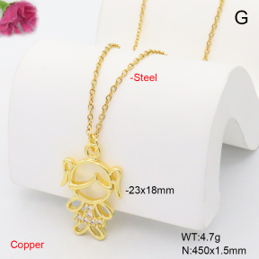 F6N409425vail-L002  Fashion Copper Necklace