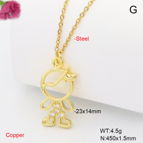F6N409426vail-L002  Fashion Copper Necklace