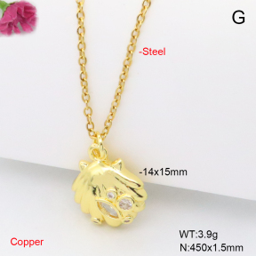 F6N409447vaia-L002  Fashion Copper Necklace