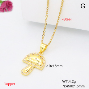 F6N409448vail-L002  Fashion Copper Necklace