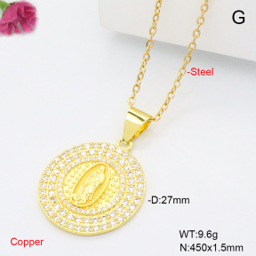 F6N409455aakl-L002  Fashion Copper Necklace