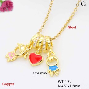 F6N409463aakl-L017  Fashion Copper Necklace