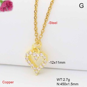 F6N409468vaia-L017  Fashion Copper Necklace