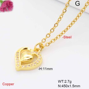 F6N409469vail-L017  Fashion Copper Necklace