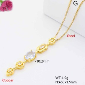 F6N409475baka-L017  Fashion Copper Necklace