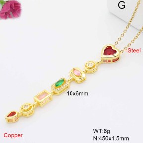 F6N409477baka-L017  Fashion Copper Necklace