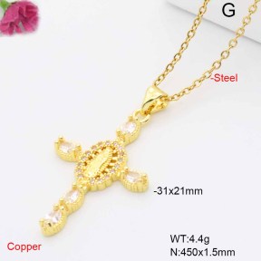 F6N409482baka-L017  Fashion Copper Necklace