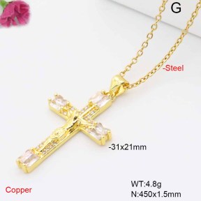 F6N409483baka-L017  Fashion Copper Necklace