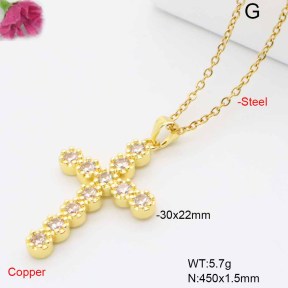 F6N409484baka-L017  Fashion Copper Necklace