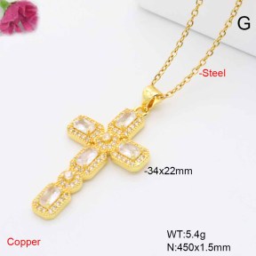 F6N409488vbmb-L017  Fashion Copper Necklace