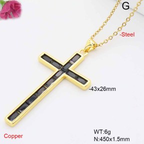 F6N409495ablb-L017  Fashion Copper Necklace