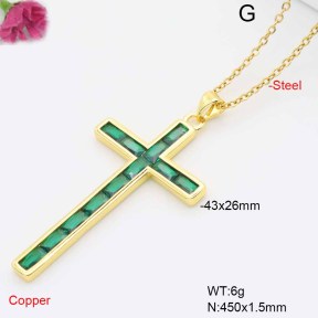 F6N409496ablb-L017  Fashion Copper Necklace