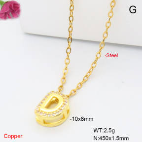 F6N409501vaia-L017  Fashion Copper Necklace