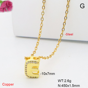 F6N409502vaia-L017  Fashion Copper Necklace